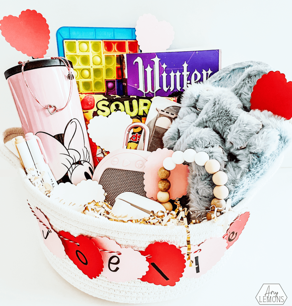 Valentine Gift Baskets for Kids - Amy Lemons